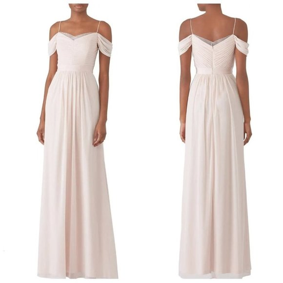 Adrianna Papell Dresses & Skirts - Adrianna Papell Pink Blush Chiffon Formal Gown $175